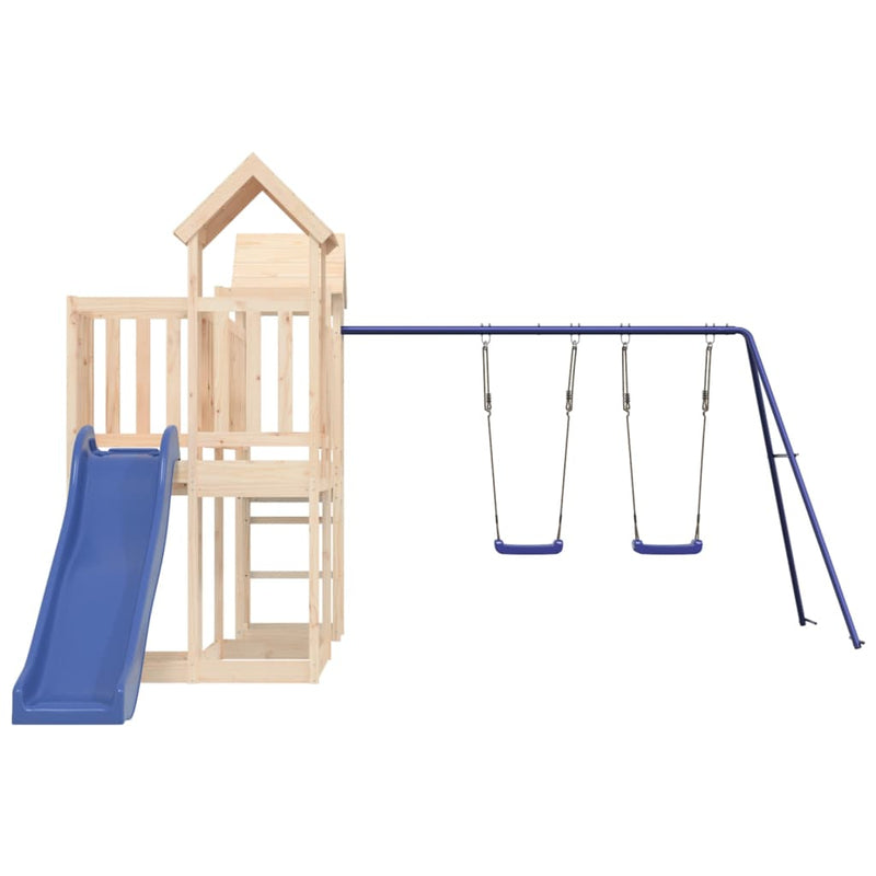 Outdoor Playset Solid Wood Pine