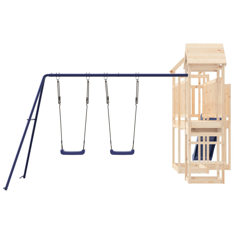 Outdoor Playset Solid Wood Pine