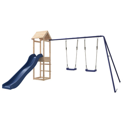 Outdoor Playset Solid Wood Pine