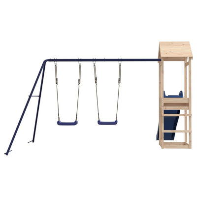 Outdoor Playset Solid Wood Pine