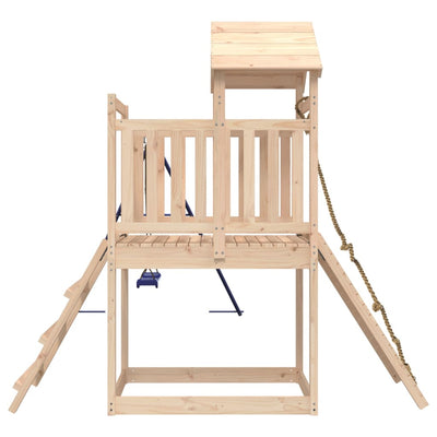 Outdoor Playset Solid Wood Pine