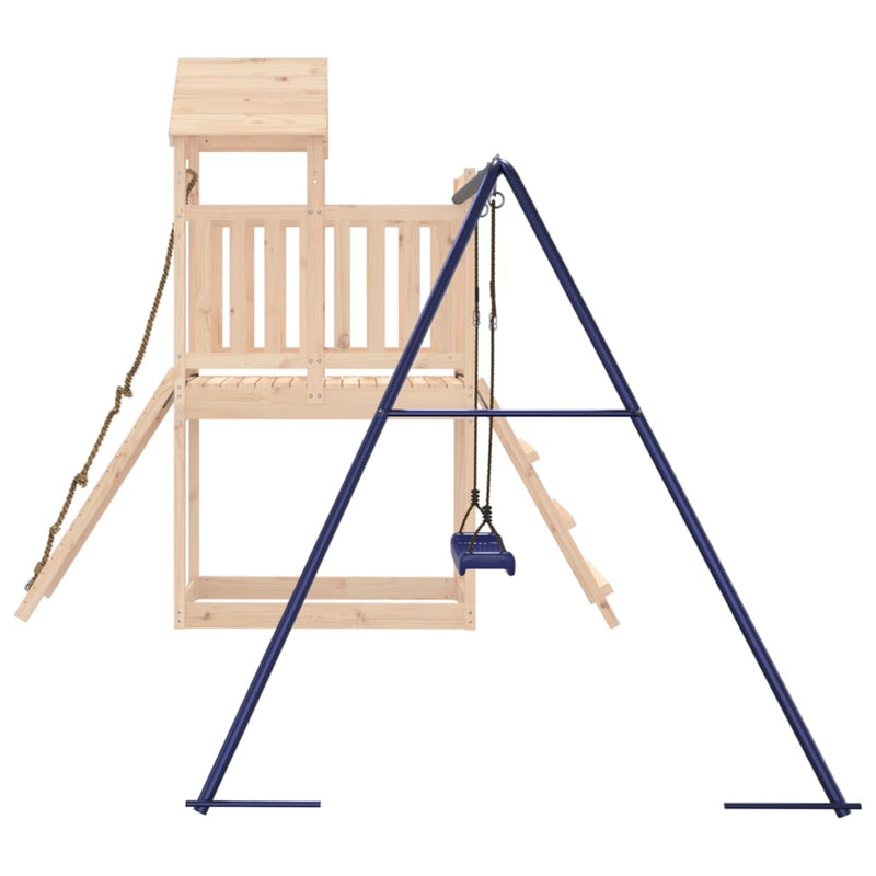 Outdoor Playset Solid Wood Pine