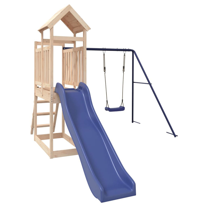 Outdoor Playset Solid Wood Pine