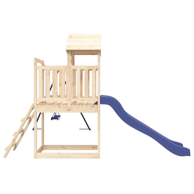 Outdoor Playset Solid Wood Pine