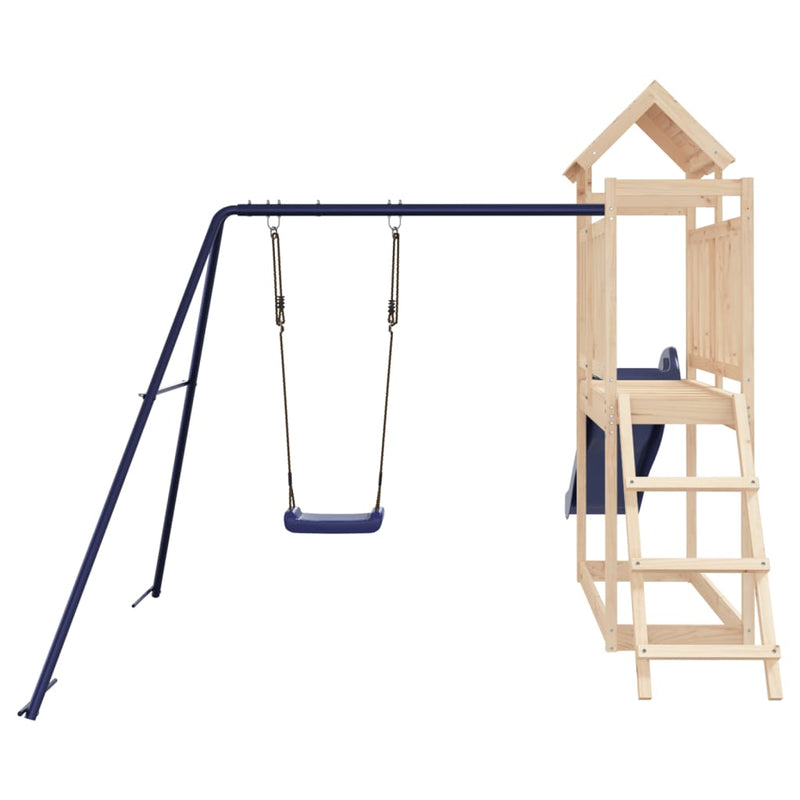 Outdoor Playset Solid Wood Pine