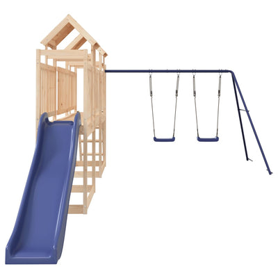 Outdoor Playset Solid Wood Pine