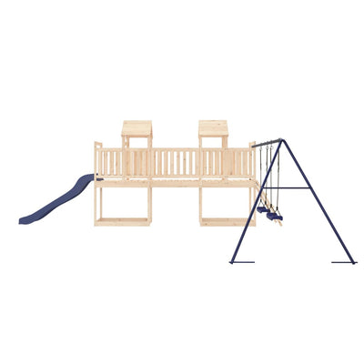 Outdoor Playset Solid Wood Pine