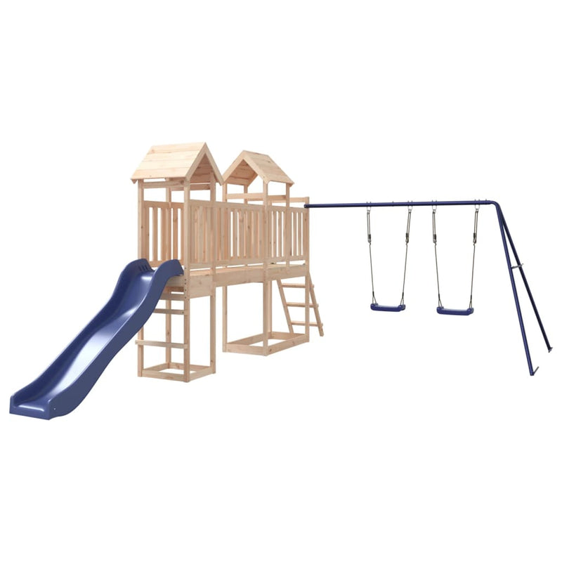 Outdoor Playset Solid Wood Pine