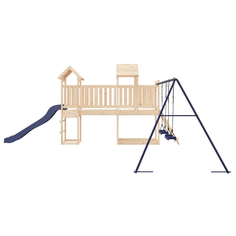 Outdoor Playset Solid Wood Pine