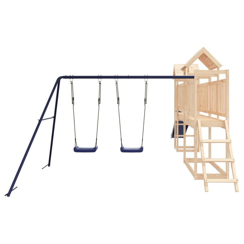 Outdoor Playset Solid Wood Pine