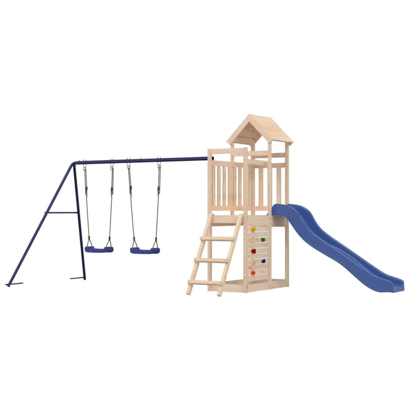 Outdoor Playset Solid Wood Pine