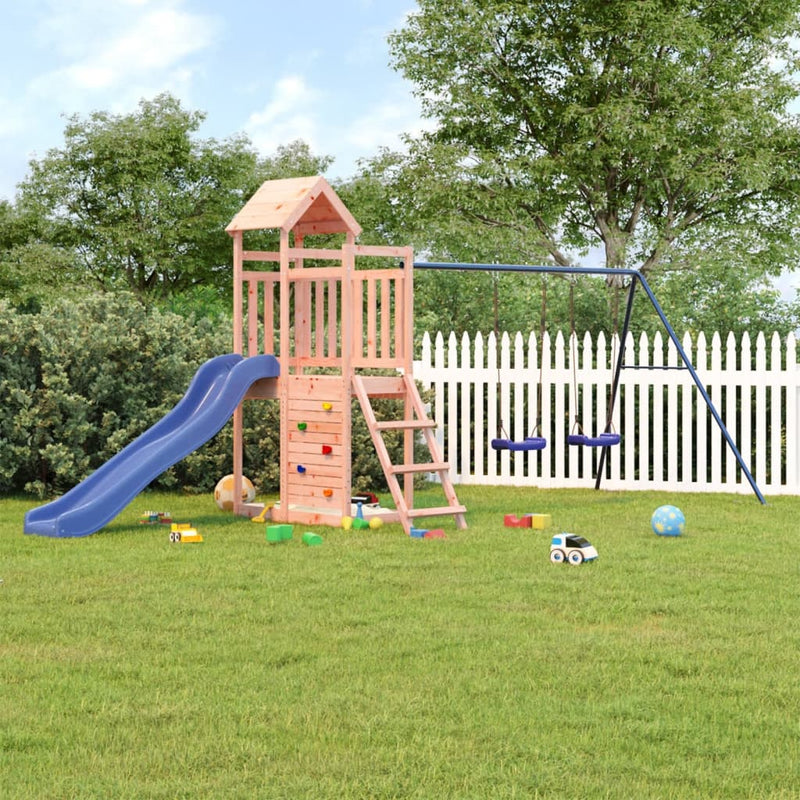 Outdoor Playset Solid Wood Douglas