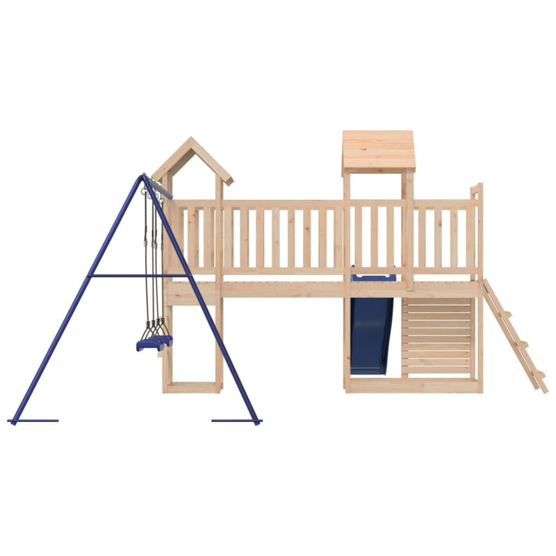 Outdoor Playset Solid Wood Pine