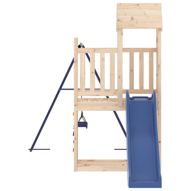 Outdoor Playset Solid Wood Pine