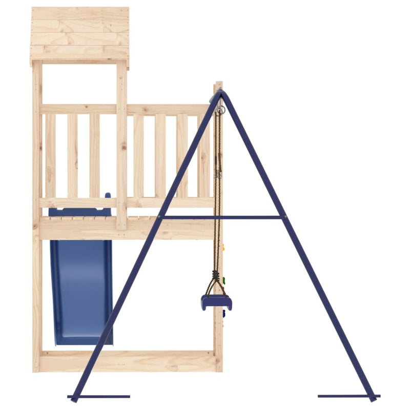 Outdoor Playset Solid Wood Pine