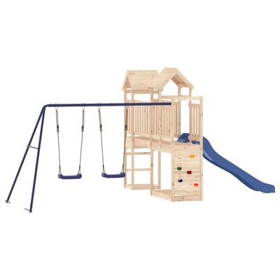 Outdoor Playset Solid Wood Pine