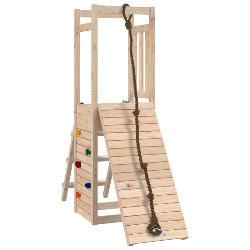 Outdoor Playset Solid Wood Pine