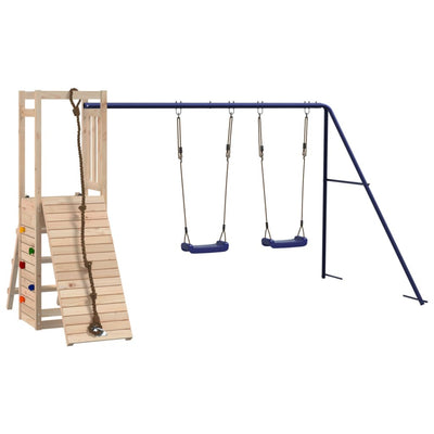 Outdoor Playset Solid Wood Pine