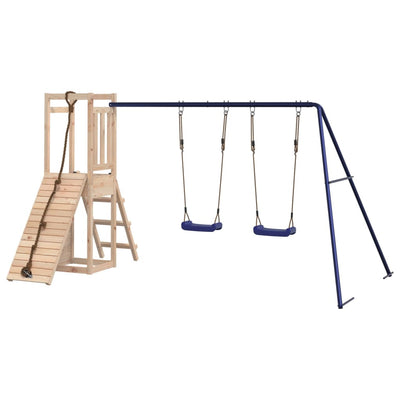 Outdoor Playset Solid Wood Pine