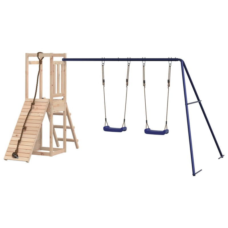 Outdoor Playset Solid Wood Pine