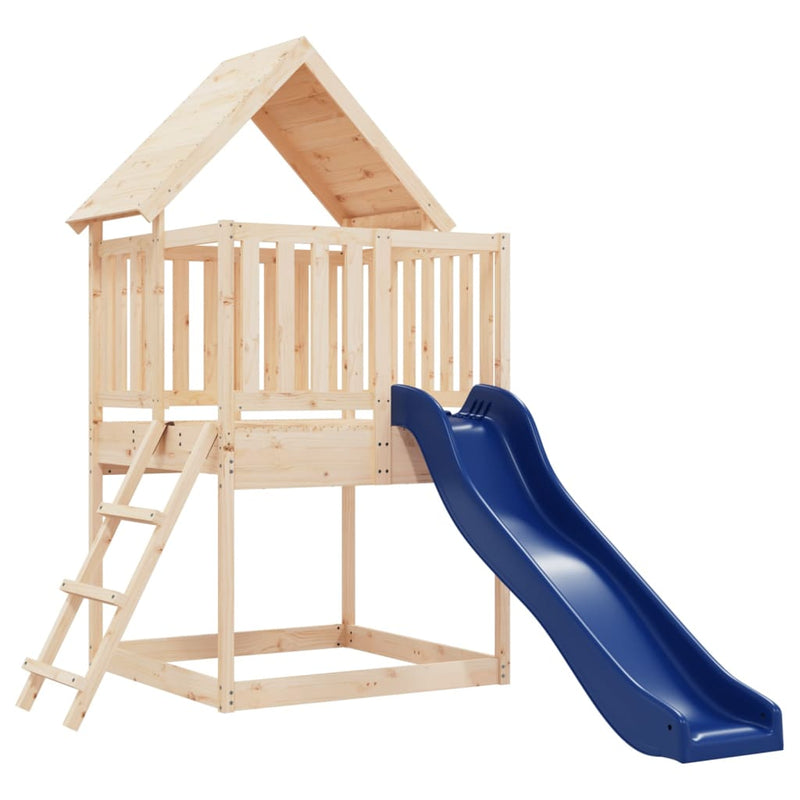 Outdoor Playset Solid Wood Pine