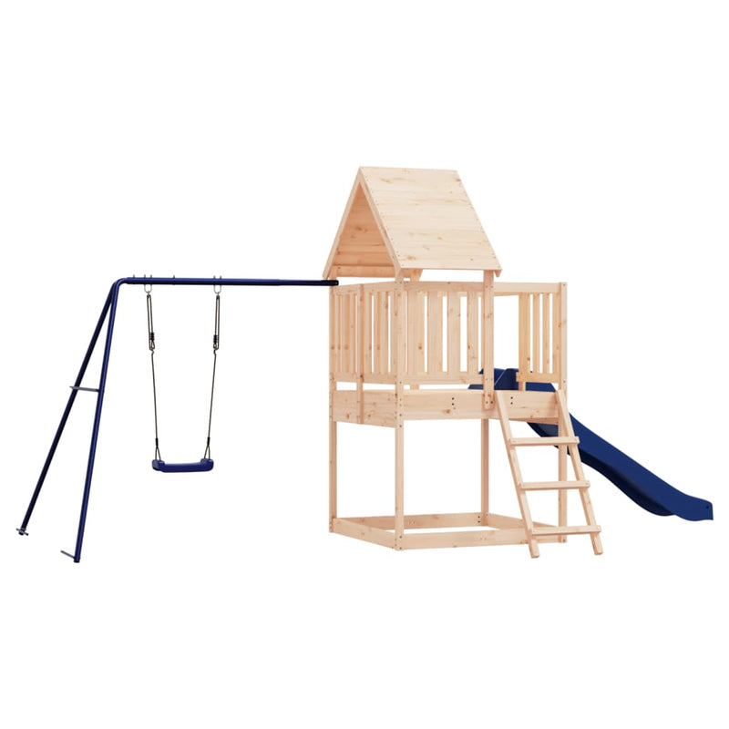 Outdoor Playset Solid Wood Pine