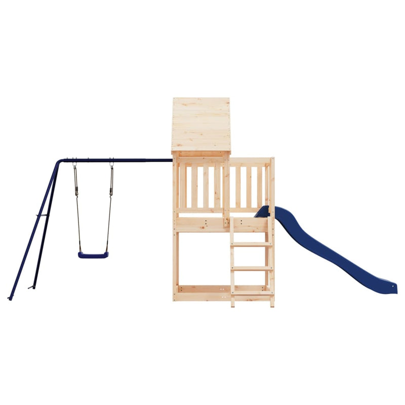 Outdoor Playset Solid Wood Pine