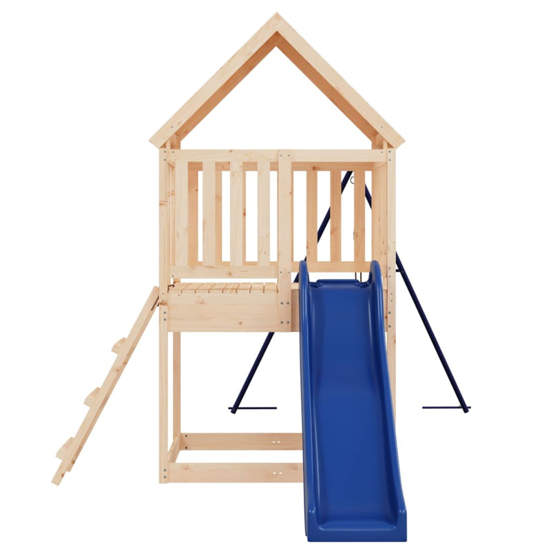 Outdoor Playset Solid Wood Pine