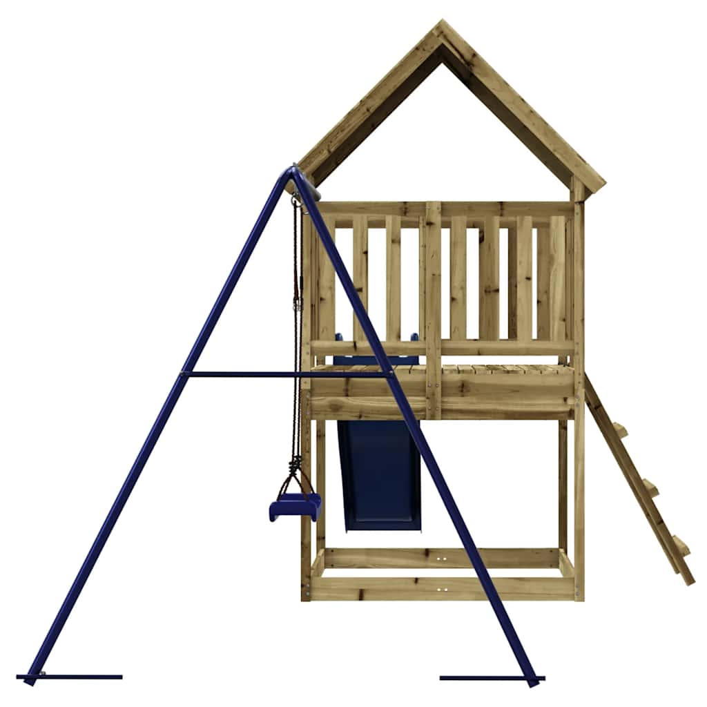 Outdoor Playset Solid Wood Pine Solid impregnated pinewood