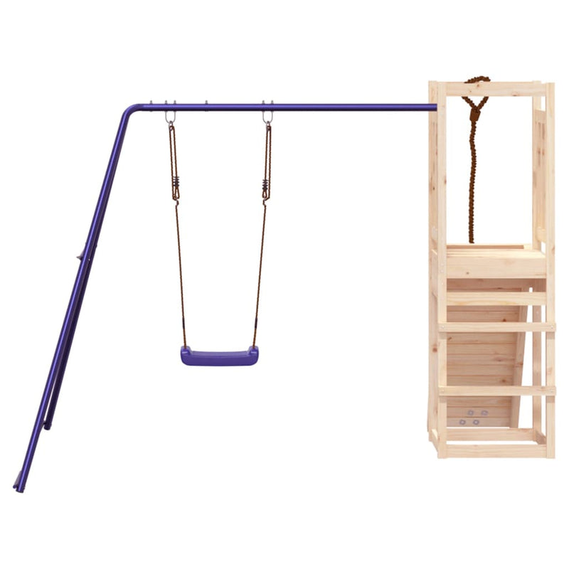 Outdoor Playset Solid Wood Pine