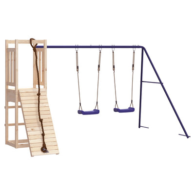 Outdoor Playset Solid Wood Pine