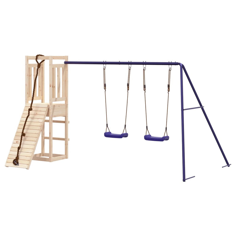 Outdoor Playset Solid Wood Pine