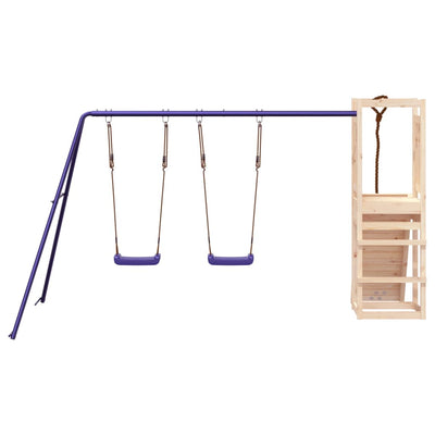 Outdoor Playset Solid Wood Pine