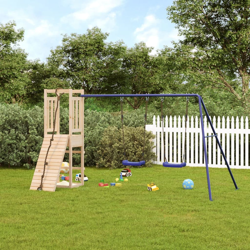 Outdoor Playset Solid Wood Pine