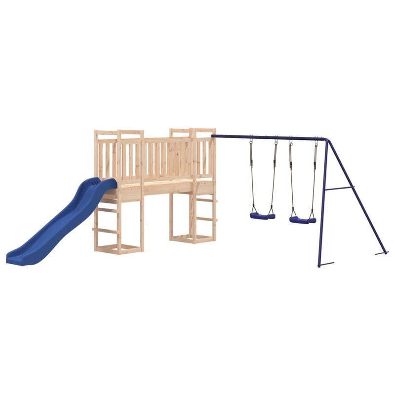 Outdoor Playset Solid Wood Pine