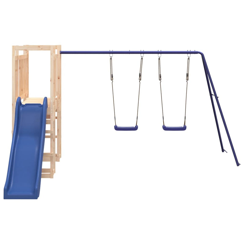 Outdoor Playset Solid Wood Pine