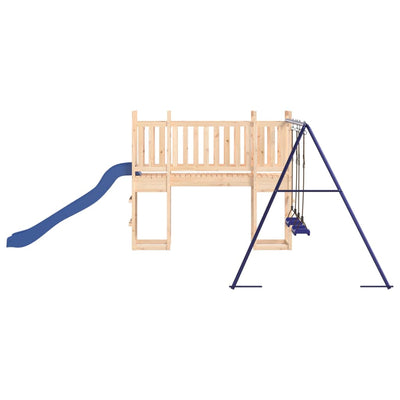 Outdoor Playset Solid Wood Pine