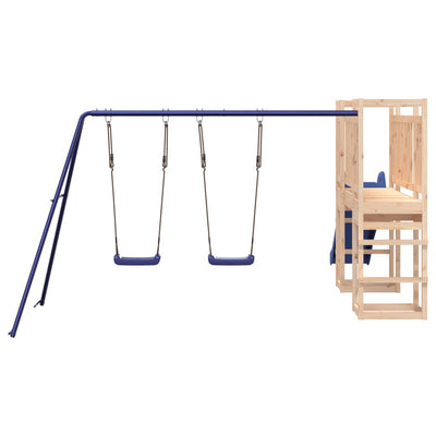 Outdoor Playset Solid Wood Pine