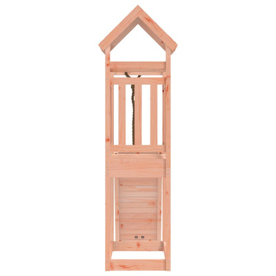 Playhouse with Climbing Wall Solid Wood Douglas