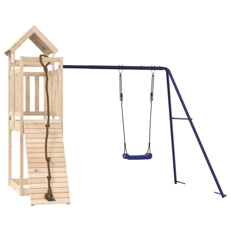 Outdoor Playset Solid Wood Pine