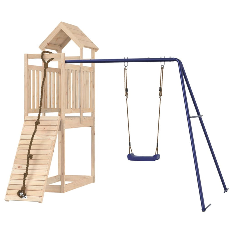 Outdoor Playset Solid Wood Pine