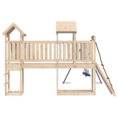 Outdoor Playset Solid Wood Pine