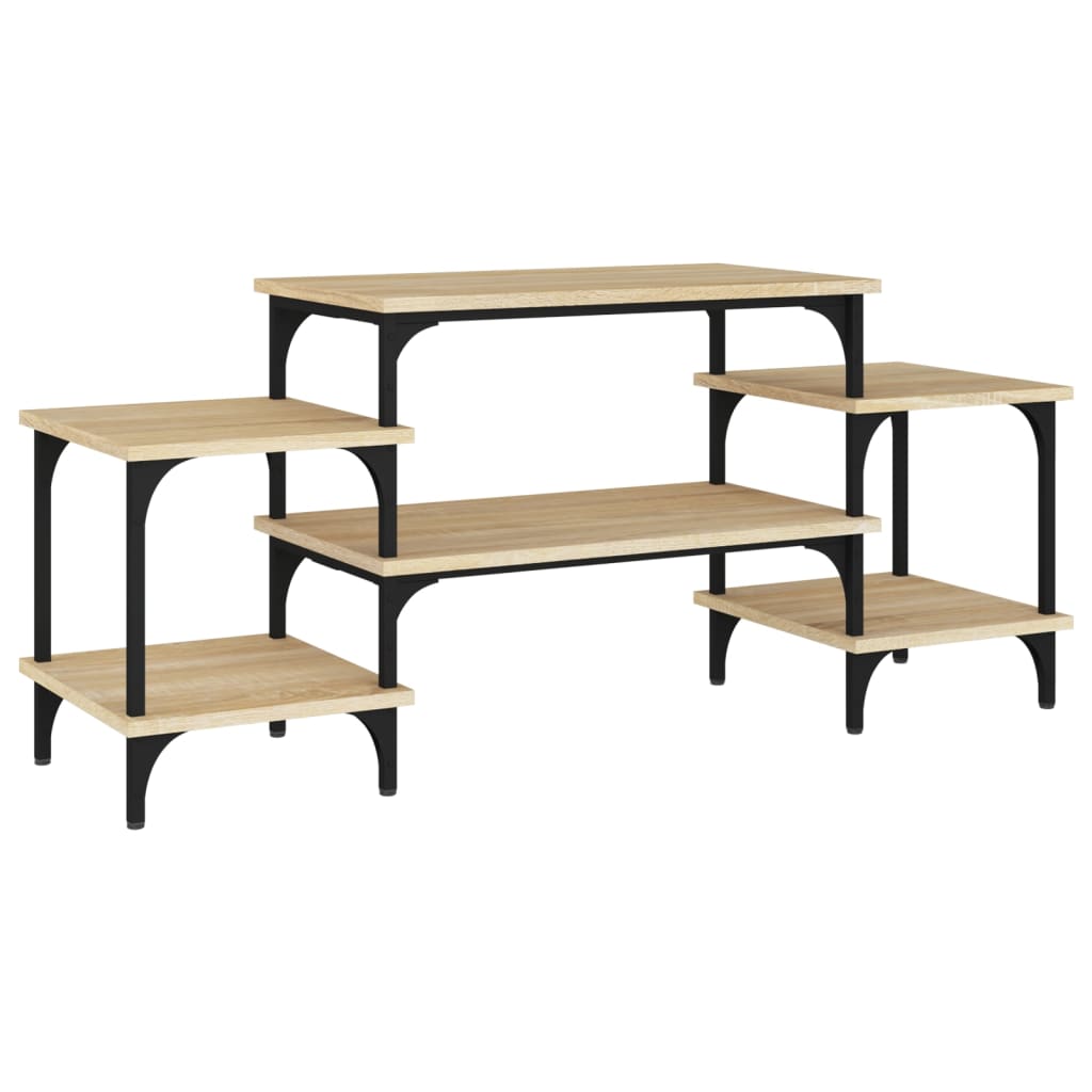 vidaXL TV Cabinet Sonoma Oak 117x35x52 cm Engineered Wood 2
