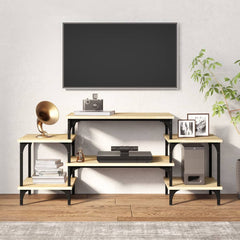 vidaXL TV Cabinet Sonoma Oak 117x35x52 cm Engineered Wood 3