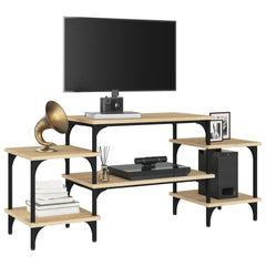 vidaXL TV Cabinet Sonoma Oak 117x35x52 cm Engineered Wood 4