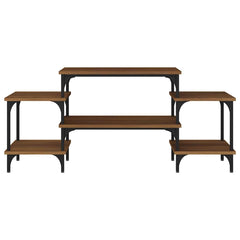 vidaXL TV Cabinet Brown Oak 117x35x52 cm Engineered Wood 5
