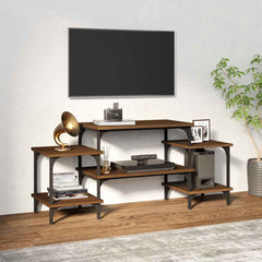 vidaXL TV Cabinet Brown Oak 117x35x52 cm Engineered Wood 1