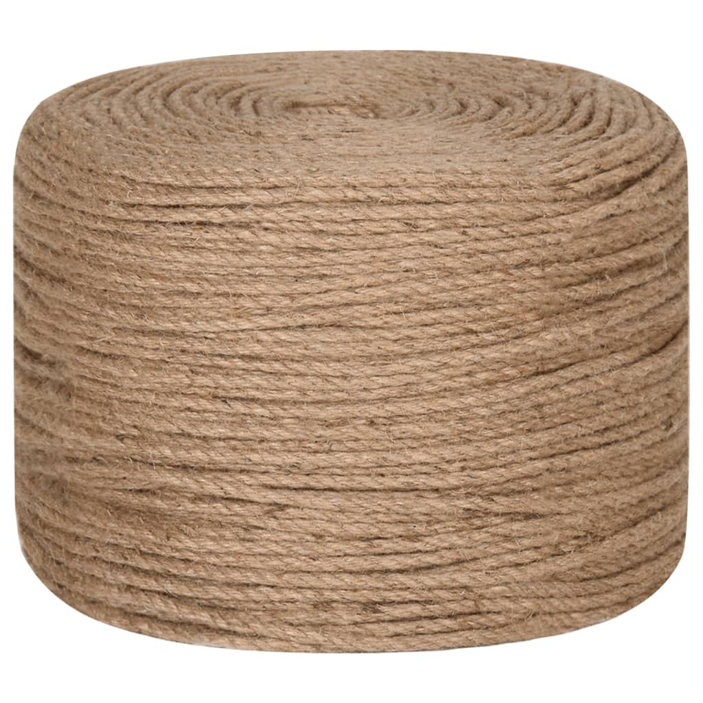 vidaXL Jute Rope 100 m Long 8 mm Thick 3