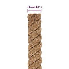 vidaXL Jute Rope 10 m Long 30 mm Thick 6