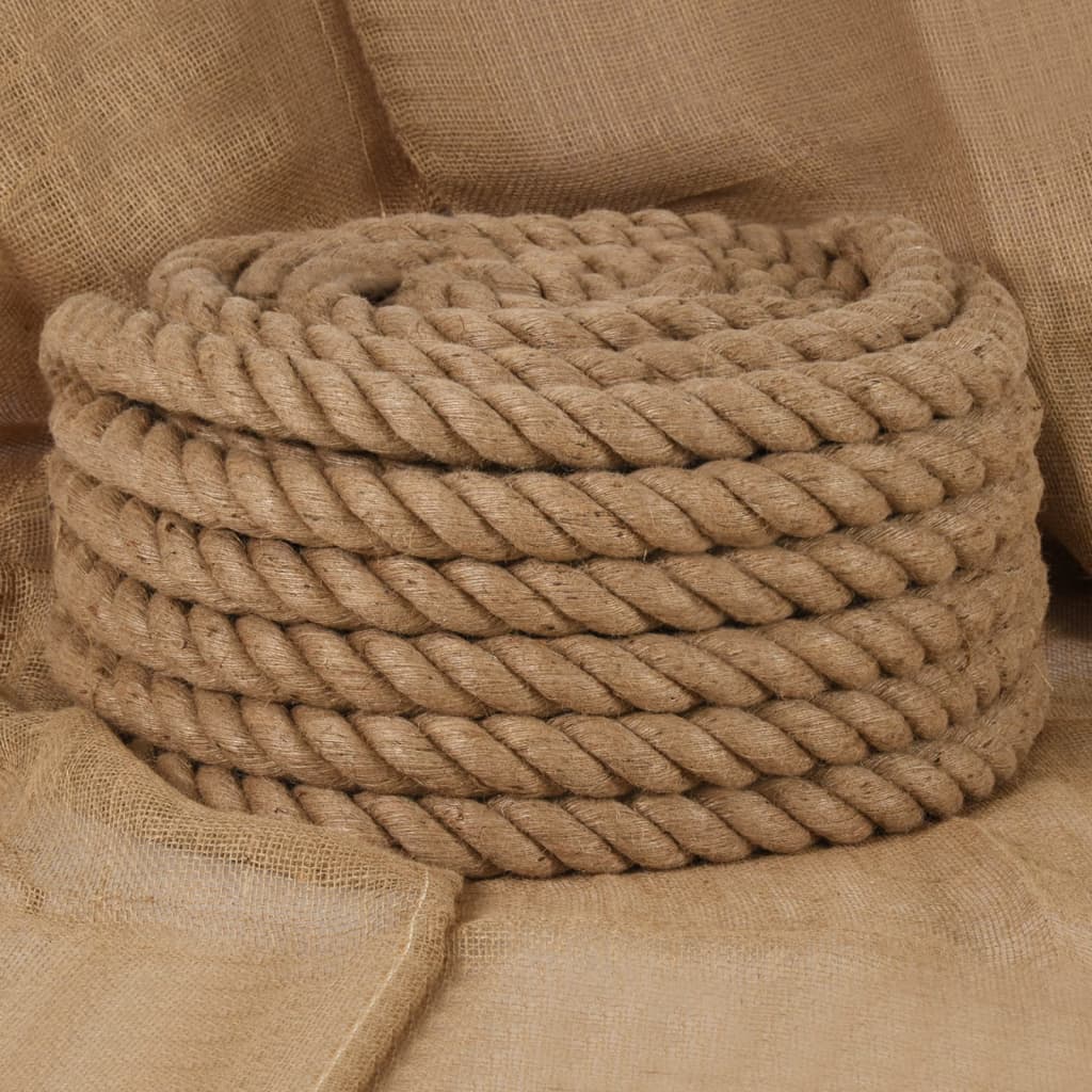 vidaXL Jute Rope 10 m Long 30 mm Thick 1
